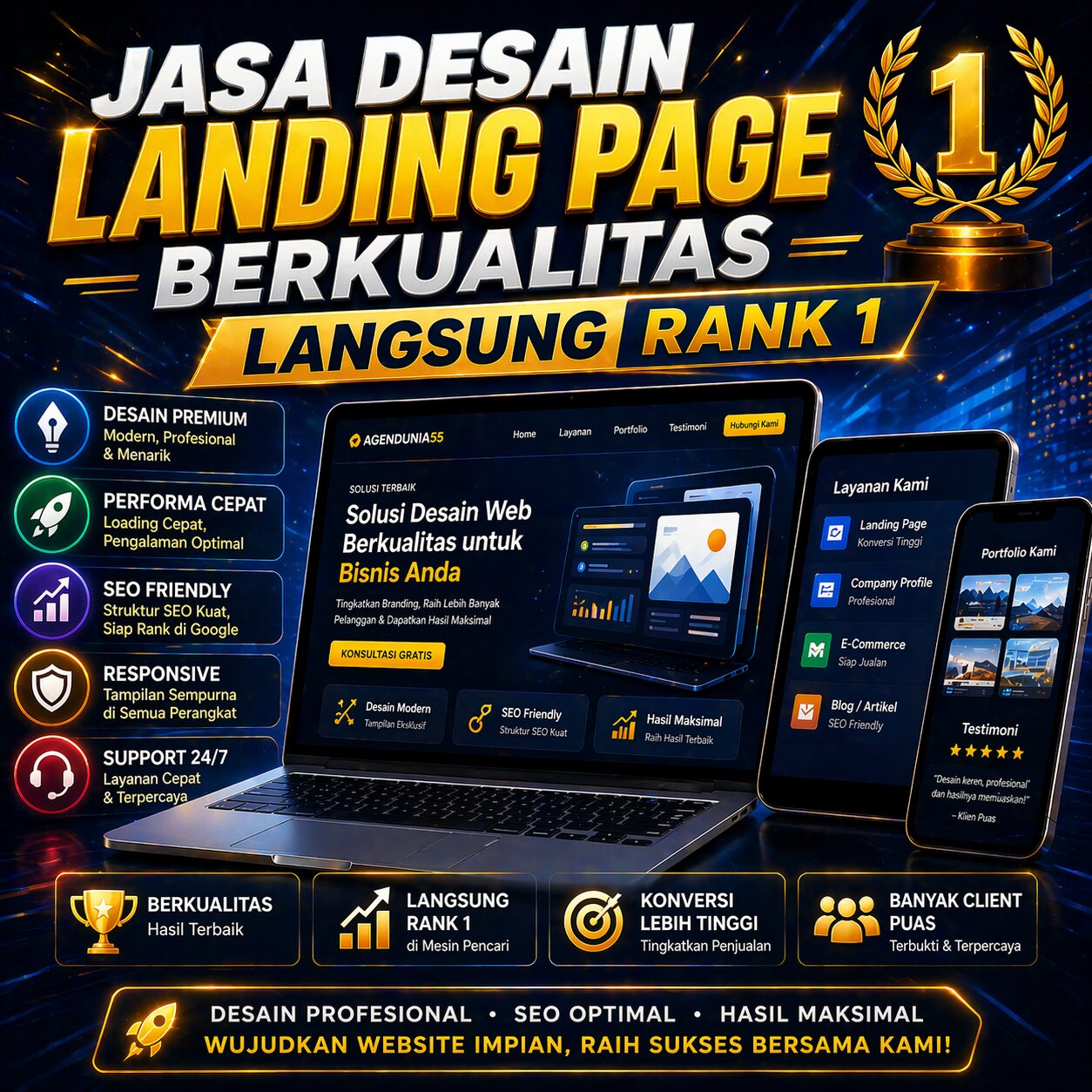 Landing Page untuk Menjelaskan Mengapa Detail Kecil dalam Desain Itu Penting