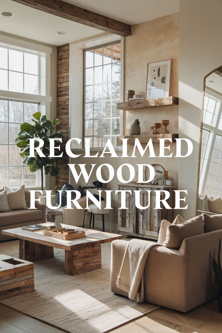 Harmoni Estetika Furnitur Kayu Daur Ulang Gaya Rustic untuk Interior